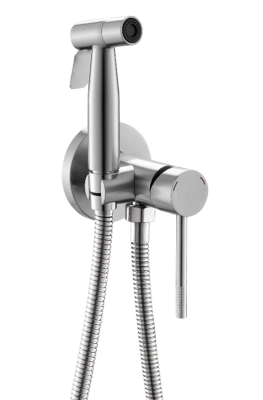 Гигиенический душ со смесителем, встраиваемый, нерж.сталь VODA Vessel VSL01