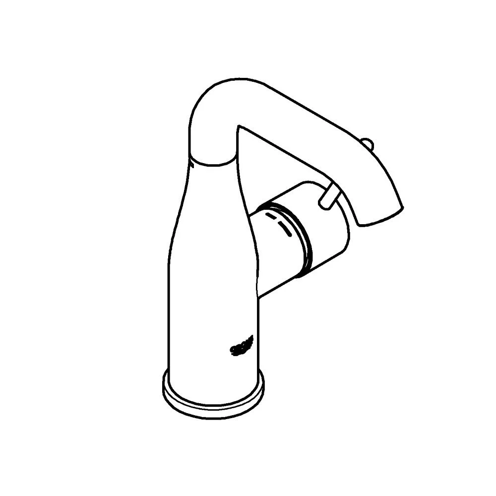 Смеситель для раковины, размер M, черный Grohe Essence 24176KF1