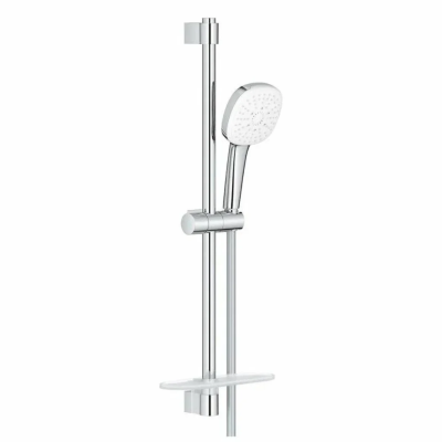 Душевой гарнитур 600, с полочкой, 3 вида струи, хром Grohe Tempesta Cube 110 27576003