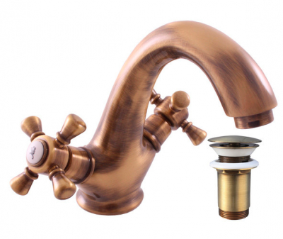 MK329.5SM MORAVA Смеситель для раковины, цвет бронза