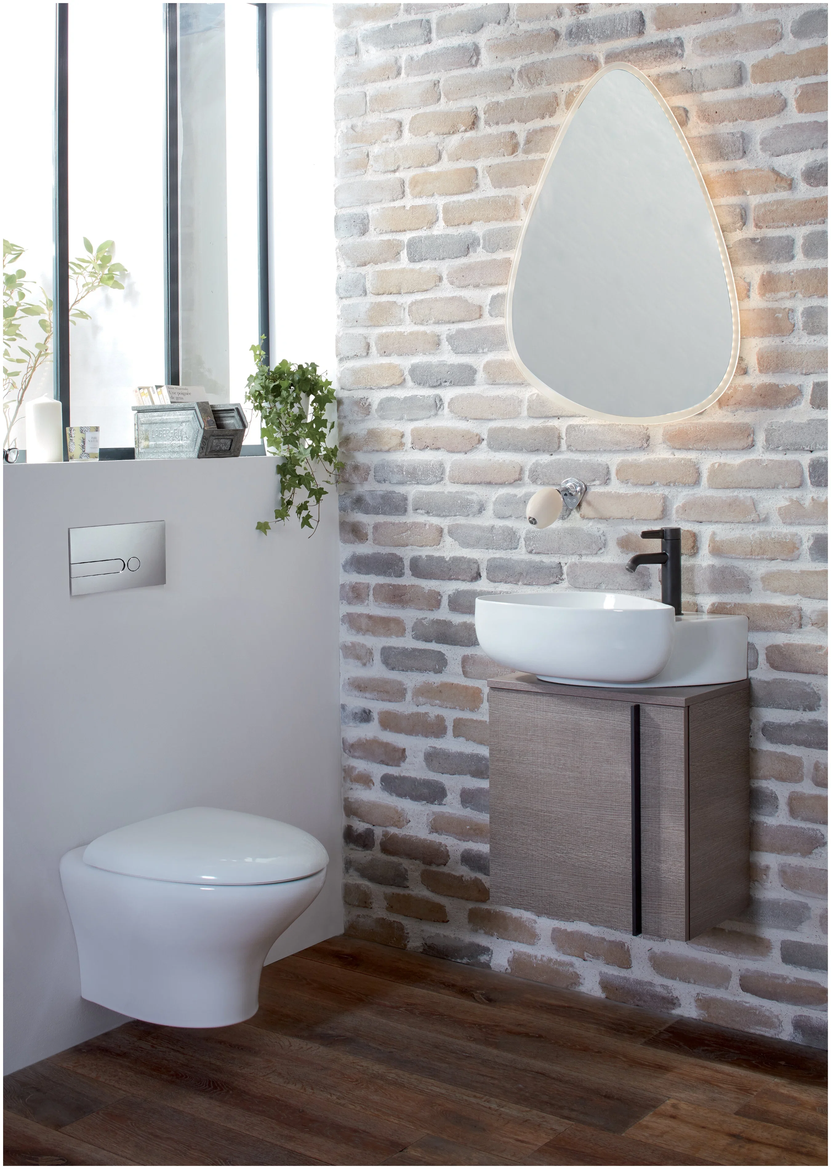 Унитаз подвесной, безободковый Jacob Delafon Nouvelle Vague EDJ102-00