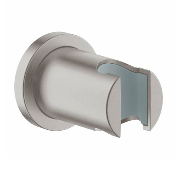 Держатель для душа, настенный, с круглой розеткой, суперсталь Grohe Rainshower 27074DC0