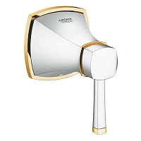 Накладная панель скрытой вентильной головки, хром/золото Grohe Grandera 19944IG0