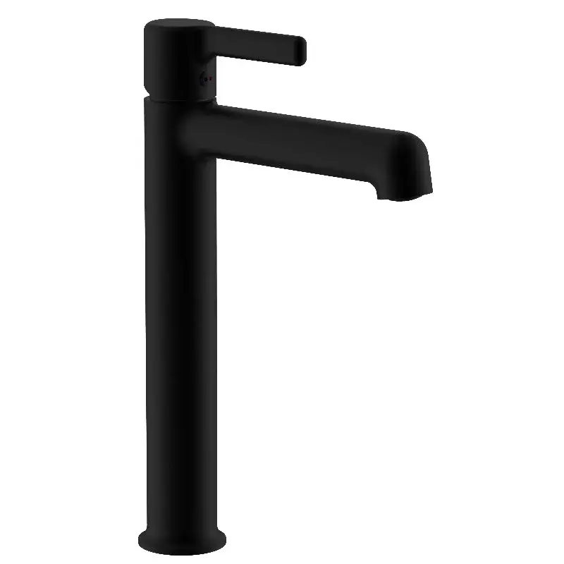 Смеситель для раковины, черный VODA Column Black CLM25B