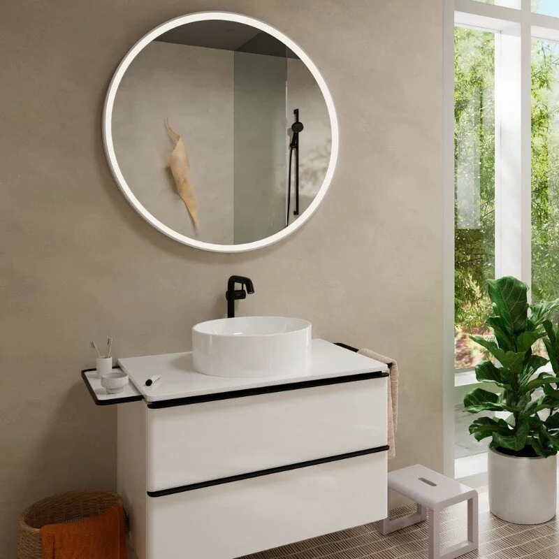 Смеситель для раковины 240, с донным клапаном, черный Hansgrohe Tecturis S 73370670