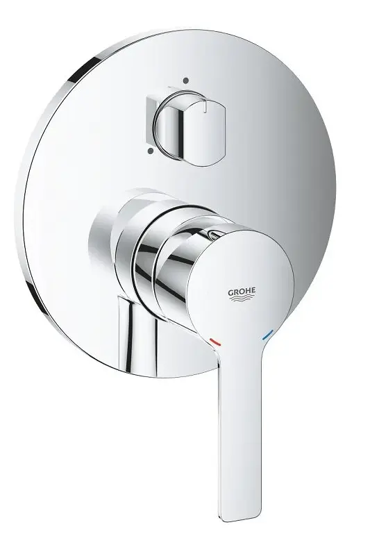 Смеситель для ванны, внешняя часть, встраиваемый, хром Grohe Lineare 24095001