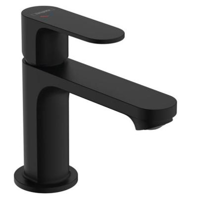 Смеситель для раковины 80, с донным клапаном, черный Hansgrohe Rebris S CoolStart 72513670