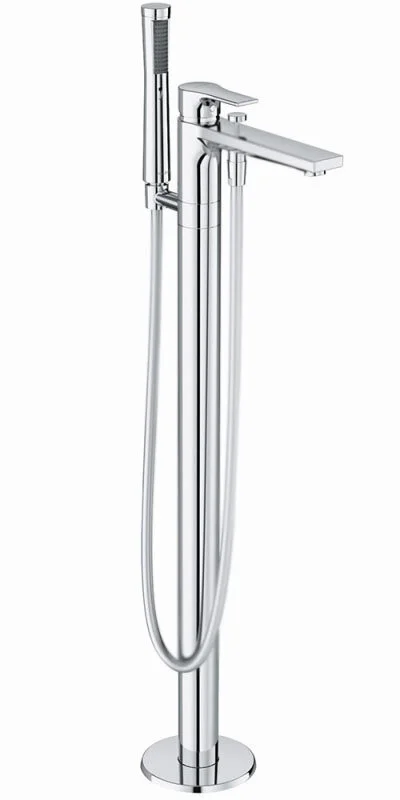 Смеситель для ванны, напольный, хром Kludi Zenta SL 485900565