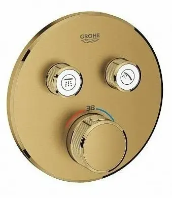 Термостат для душа, встраиваемый, на 2 выхода, холодный рассвет Grohtherm SmartControl 29119GN0