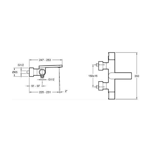 Термостат для ванны, титан Jacob Delafon Composed E73110-TT