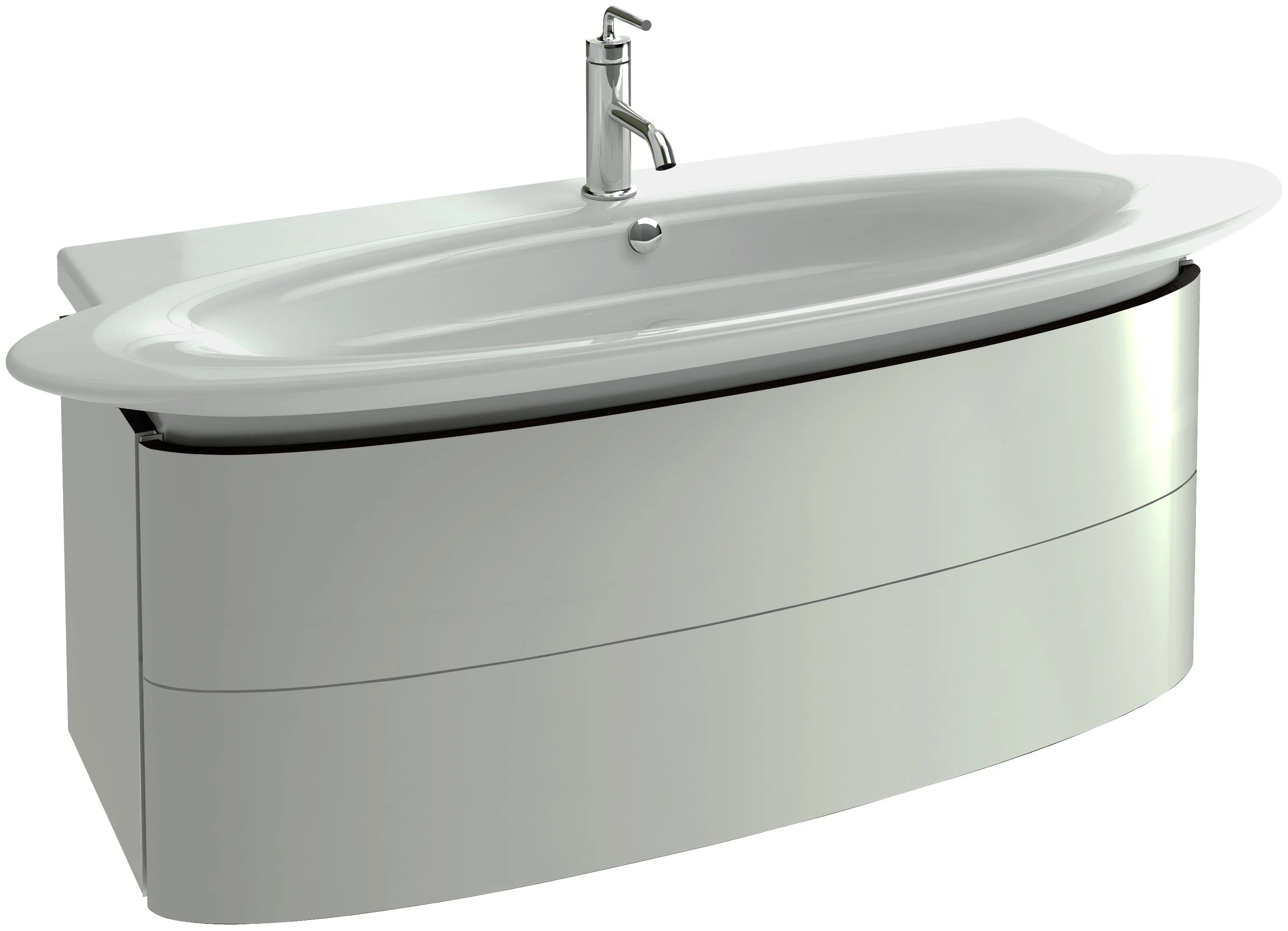 Раковина подвесная 130, белая Jacob Delafon Presquile E4435-00