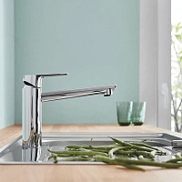 Смеситель для кухни, хром Grohe BauEdge 31693000