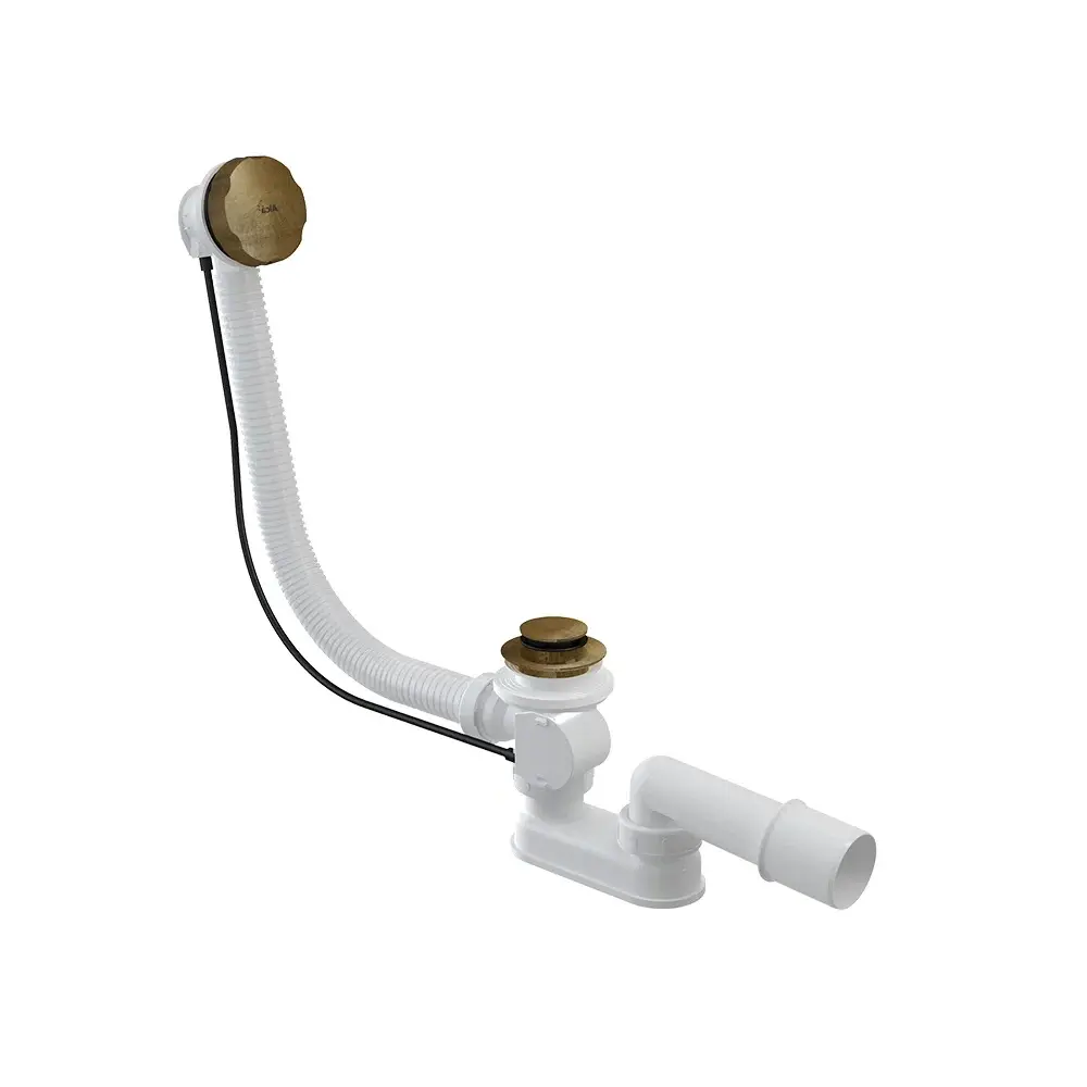 Сифон для ванны, бронза Alcaplast A55ANTIC