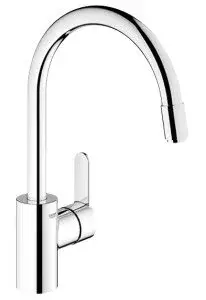Смеситель для кухни, с высоким выдвижным изливом, хром Grohe Eurostyle Cosmo 31126002 Смеситель для кухни, с высоким выдвижным изливом, хром Grohe Eurostyle Cosmo 31126002