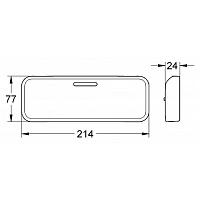 Полочка, пластик Grohe Eurostyle Cosmopolitan 18383002