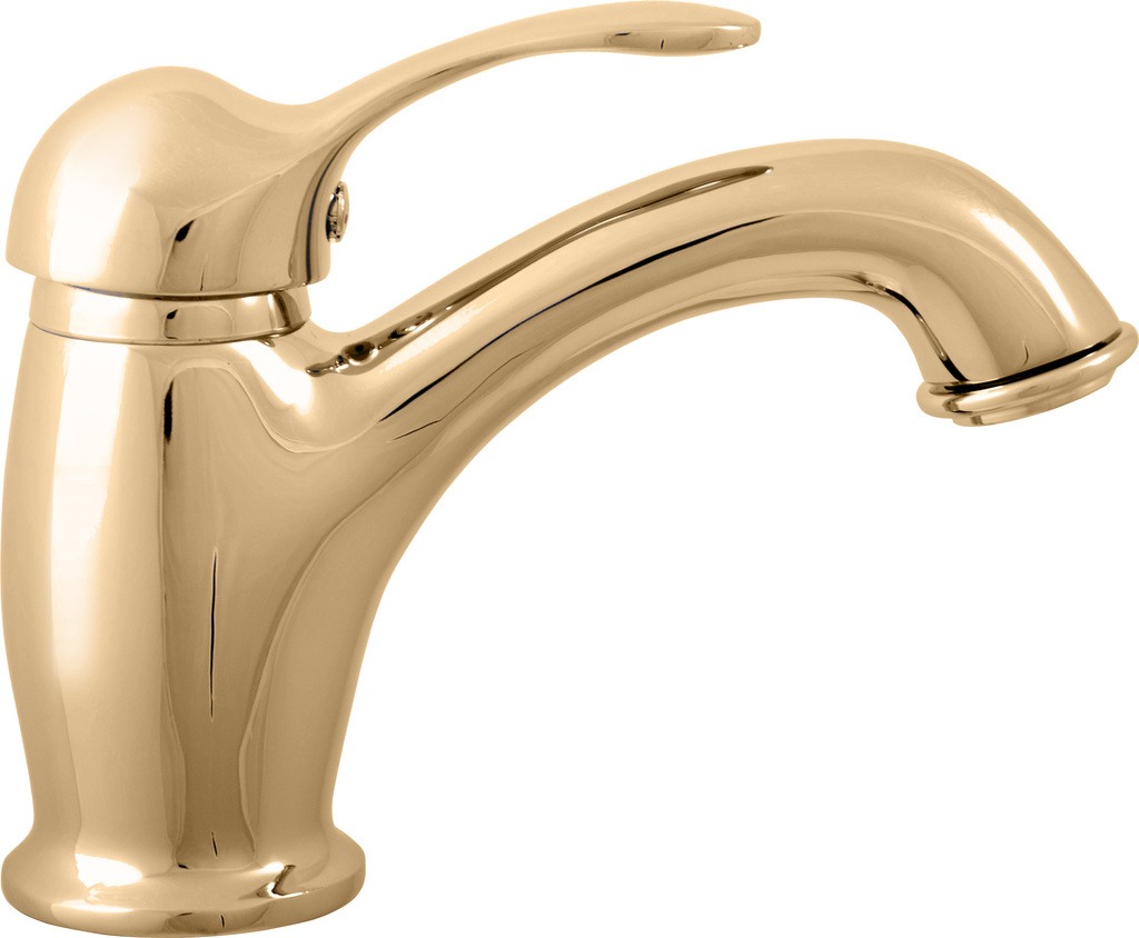 Смеситель для раковины, золото Rav Slezak Labe L026.5Z