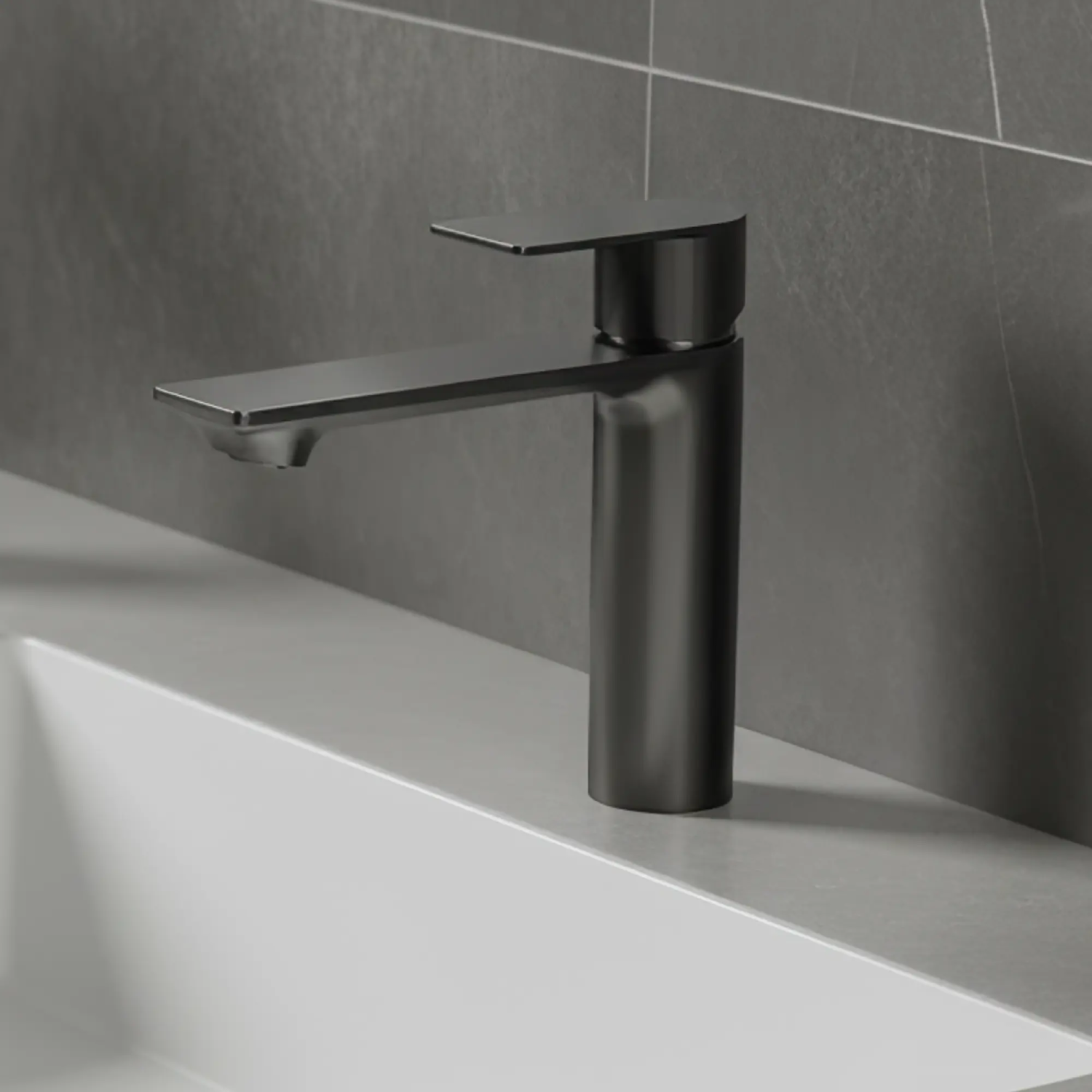 Смеситель для раковины, оружейная сталь ESKO Ekaterinburg EK26GM