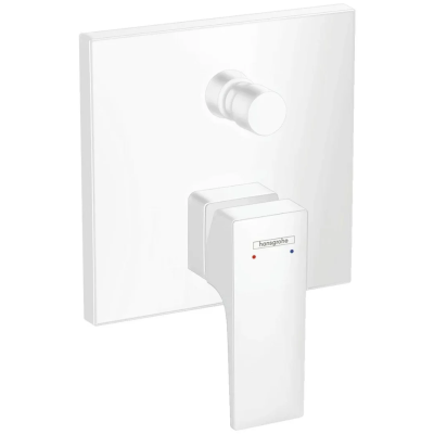 Смеситель для ванны, внешняя часть, белый Hansgrohe Metropol 32545700 