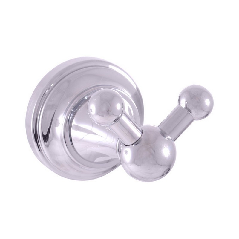 MKA0102 MORAVA Крючок для душевого халата, двойной (хром)