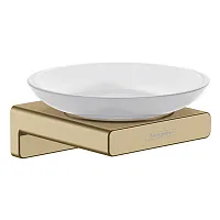 Мыльница с держателем, шлифованная бронза Hansgrohe AddStoris 41746140
