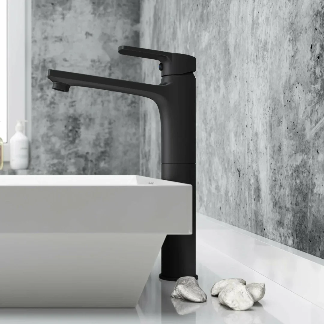 Смеситель для раковины, черный ESKO Singapore black SB 25