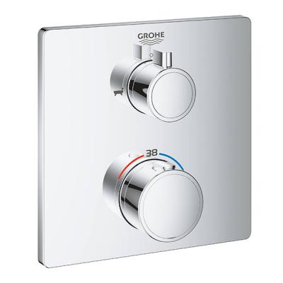 Термостат для ванны, встраиваемый, на 2 выхода, хром Grohe Grohtherm 24080000