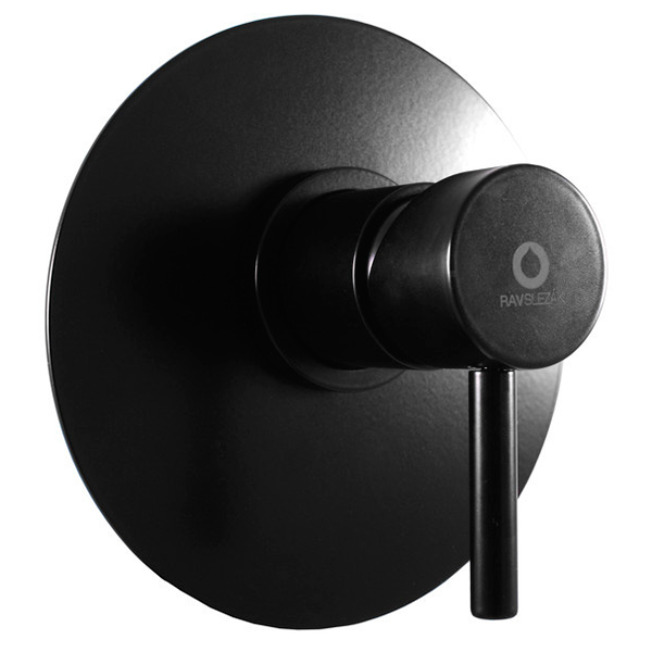 Смеситель для душа, встраиваемый, черный Rav Slezak Seina SE983LCMAT