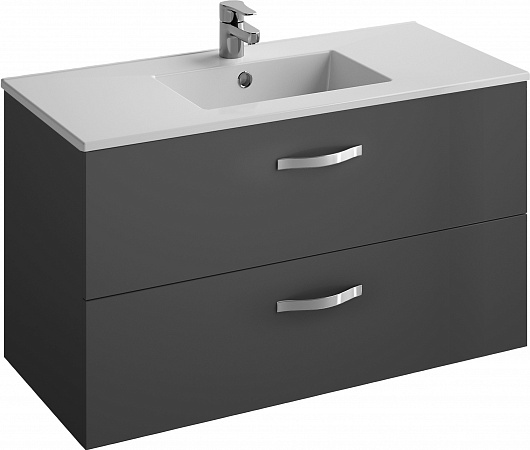 EB392RU-N14 OLA Тумба под раковину 100 см, серый антрацит