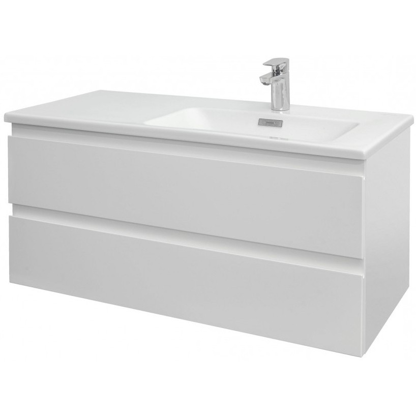 EB2055-J51 Тумба для правосторонней раковины 100 см, цвет матовый белый