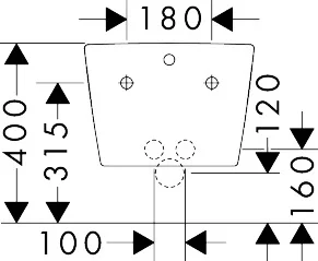 Биде подвесное, белый Hansgrohe EluPura Q 60280450