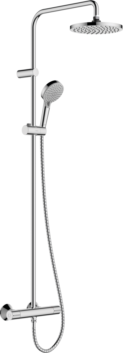 Душевая система с термостатом для душа, хром Hansgrohe Vernis Blend Showerpipe 200 26276000