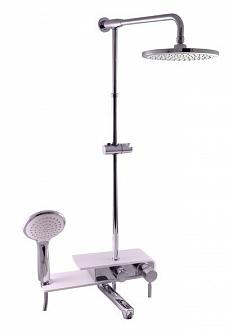 MU054.5/3 MURRAY Душевая система с смесителем для ванны, верхний душ 230 мм