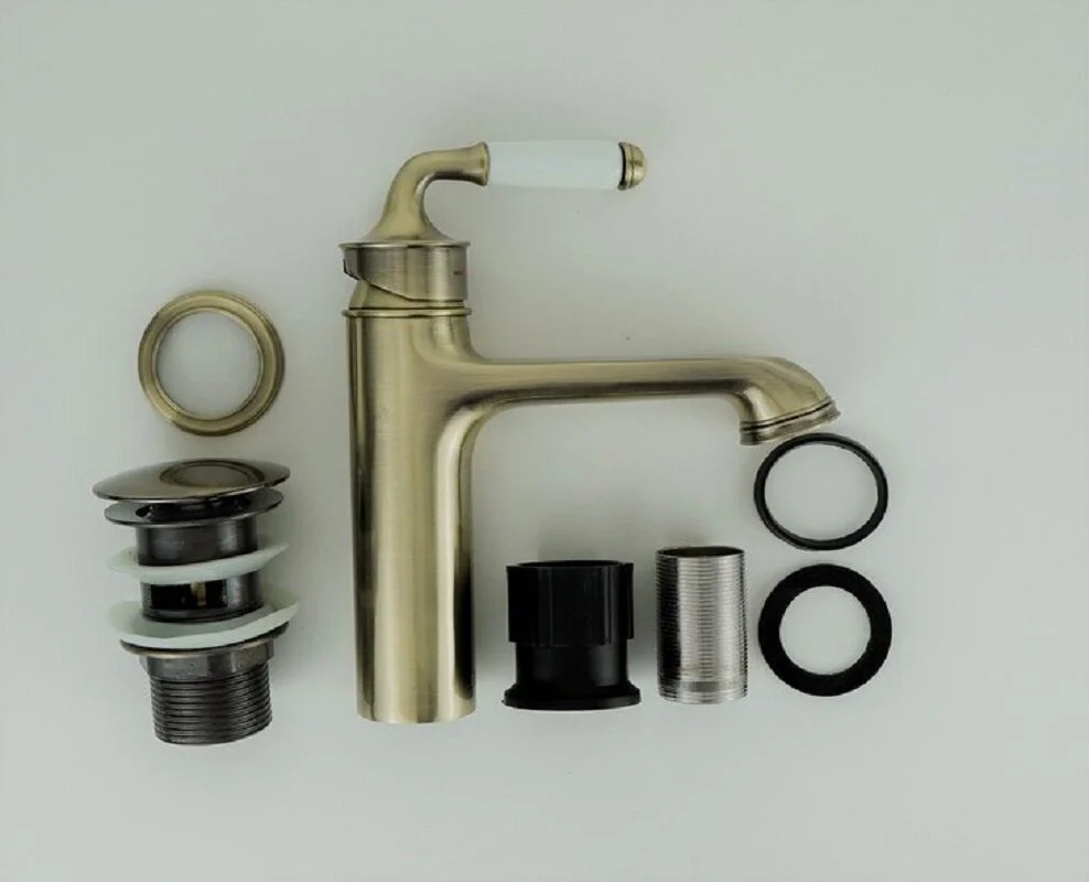 Смеситель для раковины, бронза сатин ESKO Prague PG26