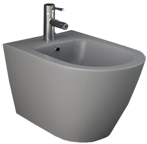 Биде подвесное, серое Rak Ceramics Feeling RST07503A