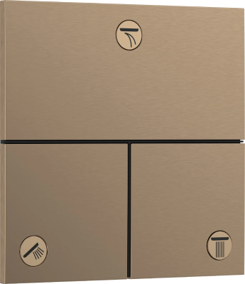 Термостат для душа, встраиваемый, бронза Hansgrohe ShowerSelect Comfort E 15573140
