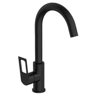 Смеситель для кухни, черный VODA Surf Black SF519B