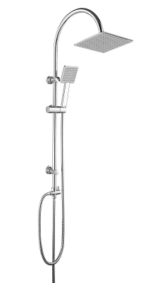 Душевая система с переключателем, без смесителя, хром ESKO ST02