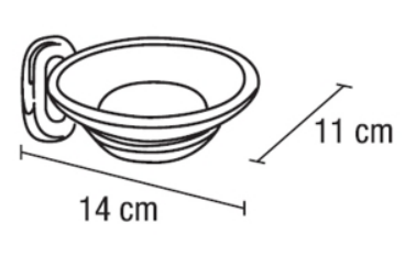 4FSR053060 Мыльница SMODO CHROME