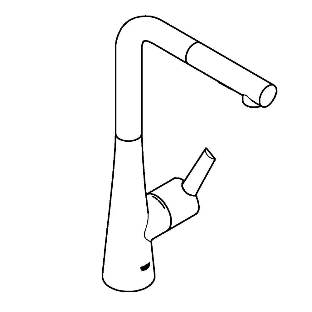 Смеситель для кухни, выдвижной излив, хром Grohe Zedra 32553002