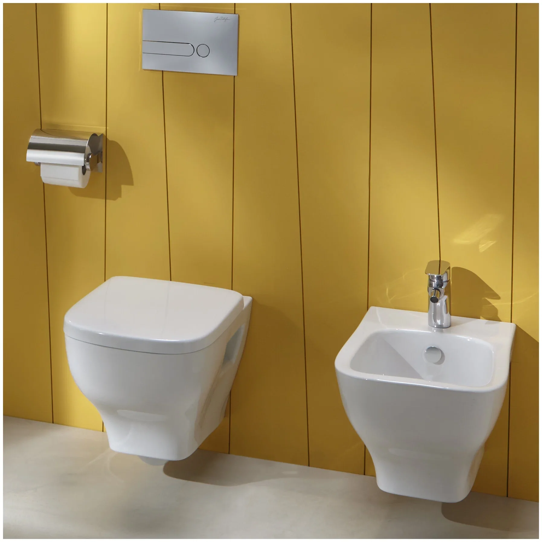 Биде подвесное, белое Jacob Delafon Struktura EMC0002-00