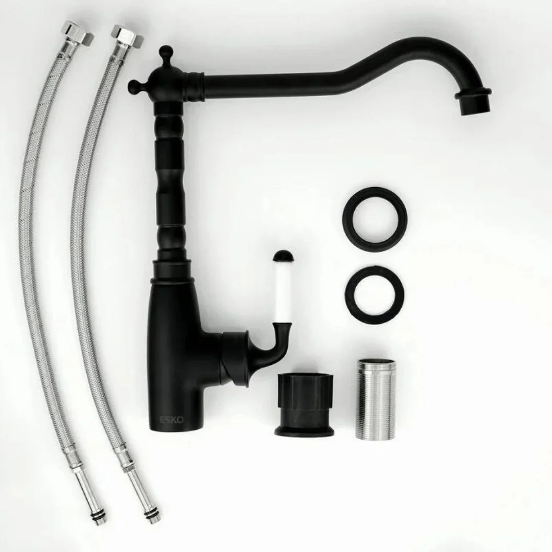 Смеситель для кухни, черный ESKO Florence FR 03 B