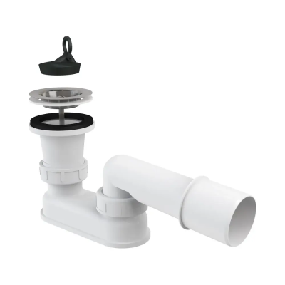 Сифон для душевого поддона со сливным отверстием D52 Alcaplast A461-50