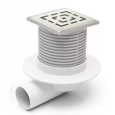 Трап точечный для пола, боковой слив MCH L411L