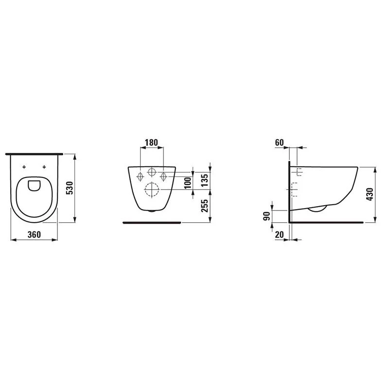Комплект 6в1: Инсталляция Geberit с панелью смыва, унитаз Laufen Pro с крышкой-сиденьем K23030302