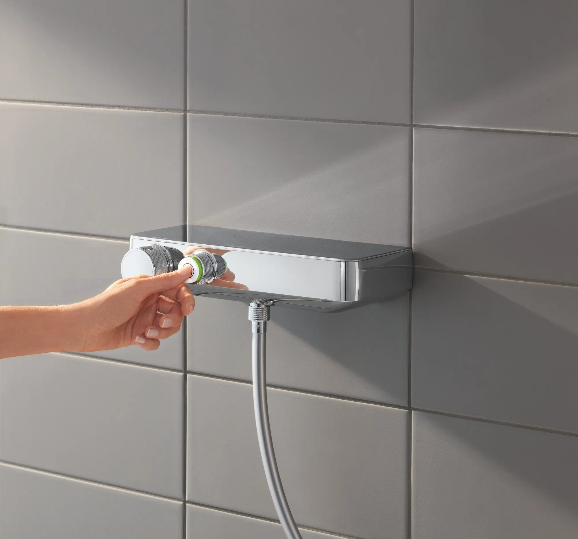 Термостат для душа с полочкой, хром Grohe Grohtherm SmartControl 34719000