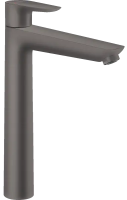 Смеситель для раковины 240, с донным клапаном, шлиф.черный хром Hansgrohe Talis E 71716340