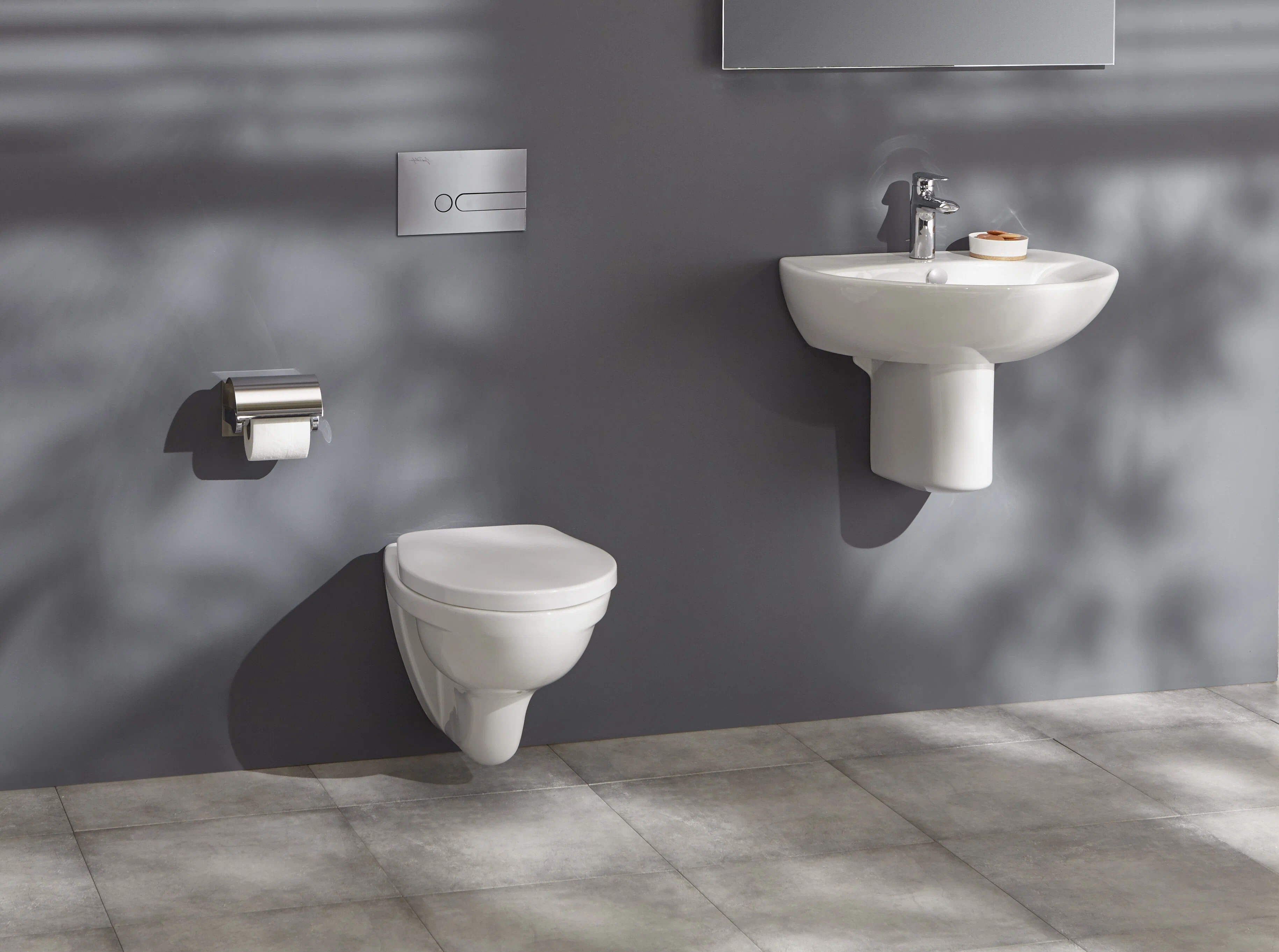 Раковина подвесная 55, белая Jacob Delafon Patio E4158-00