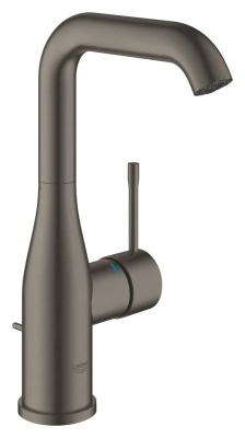 Смеситель для раковины, размер L, темный графит матовый Grohe Essence 24174AL1
