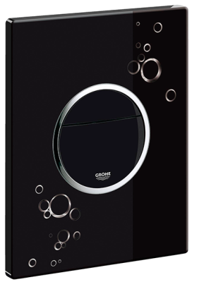 38847KI0 Nova Cosmopolitan Накладная панель с графическим принтом, черный/хром