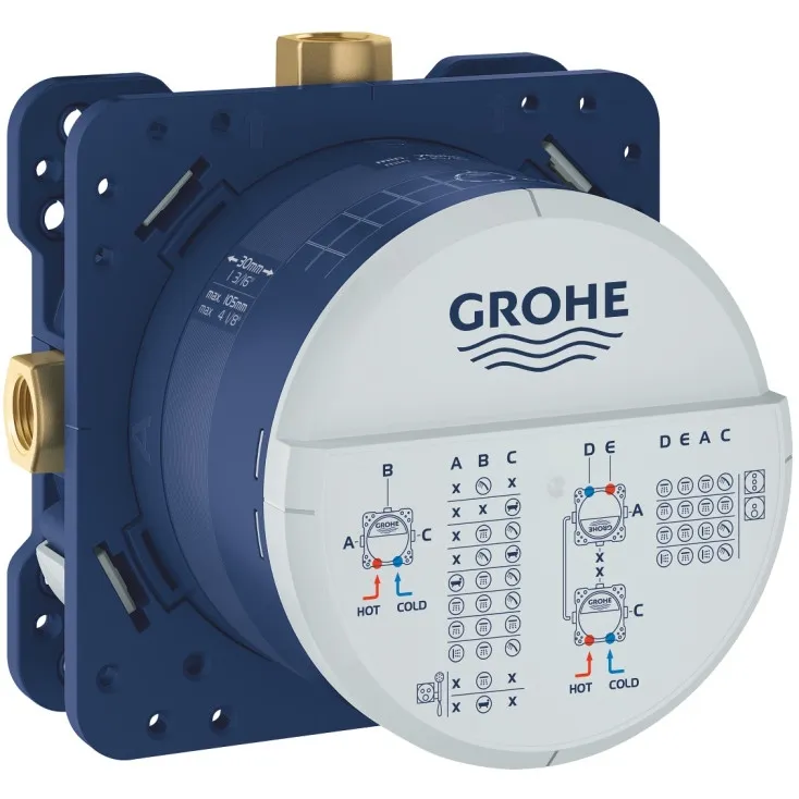 Душевая система встраиваемая, cуперсталь Grohe Essence 25287DC0